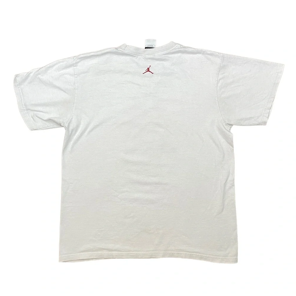 Vintage 00s Y2K Jordan T-Shirt Jumpman Logo Fingerprint Tee Men's Sz M‎